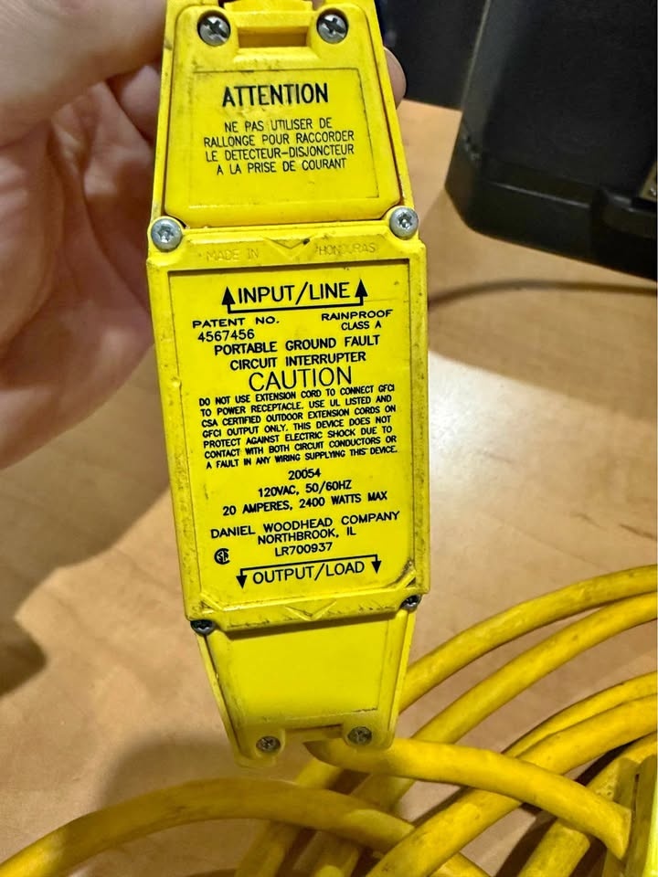 Woodhead Industrial Portable Outlet Box