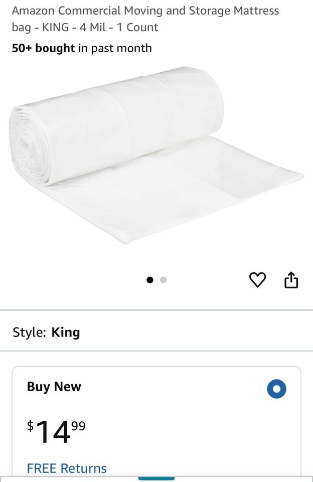 Full Size TriFold Mattress + Cover - Used Once - photo 4