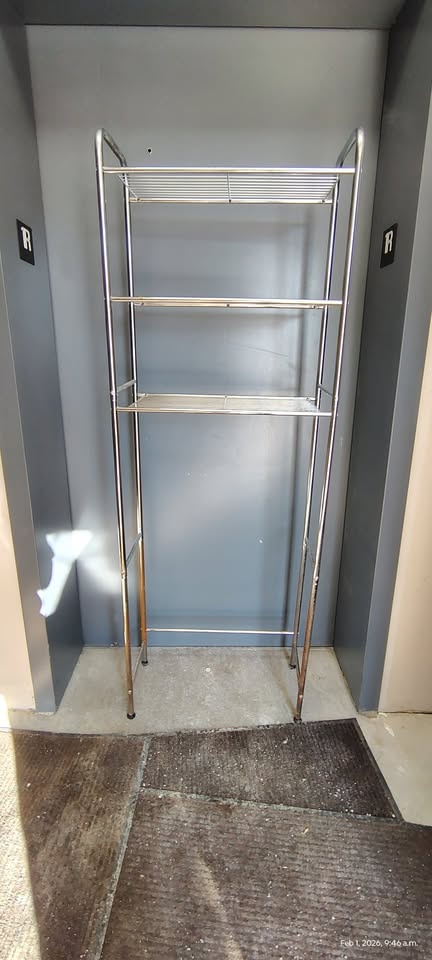 Over-The-Toilet Wire Storage Shelf – Space Saver - photo 2