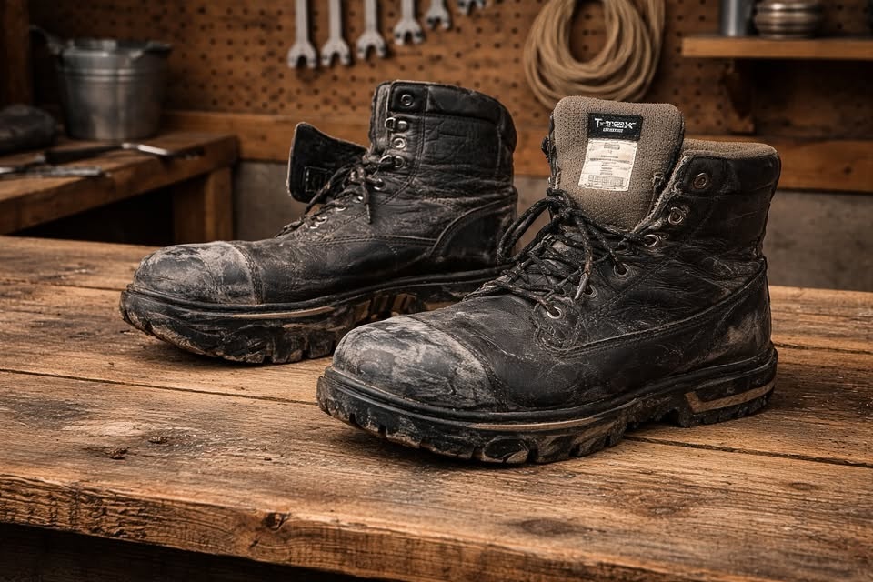 T-MAX Dakota Work Boots – Size 10 – Tough, Insulated & Ready to