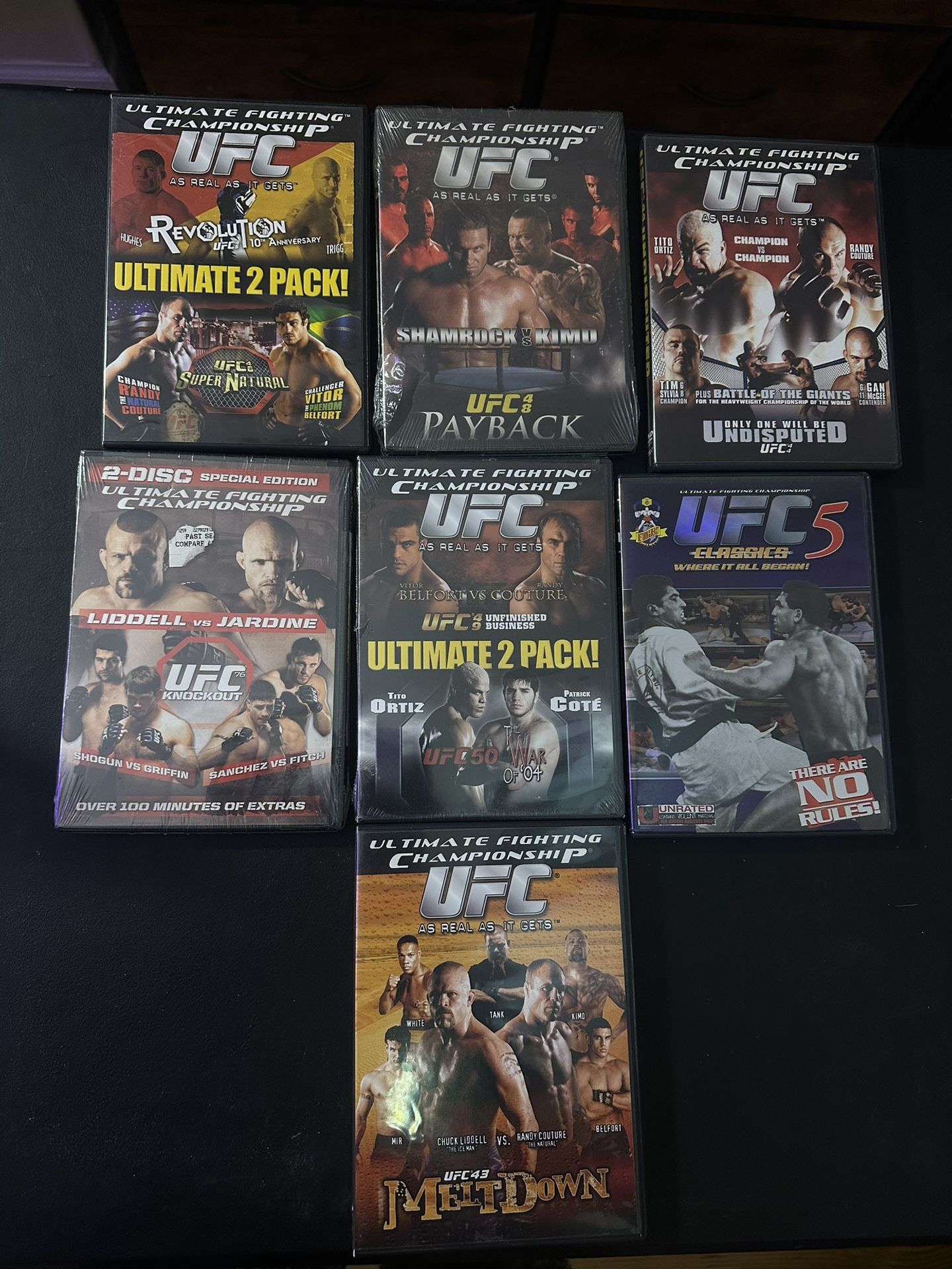 UFC DVD Collection (8 DVDs) – Classic Fights & Early UFC Era