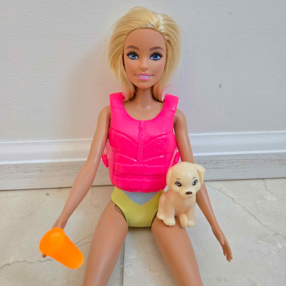 Brand New Barbie Beach Water Adventure Doll set w/ Puppy & Life - photo 3