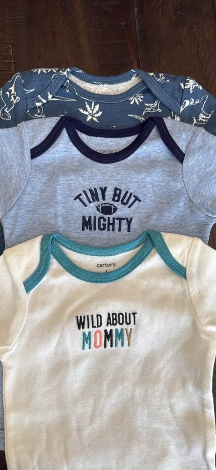 7 pcs Brand new boys 6m bodysuits - photo 3