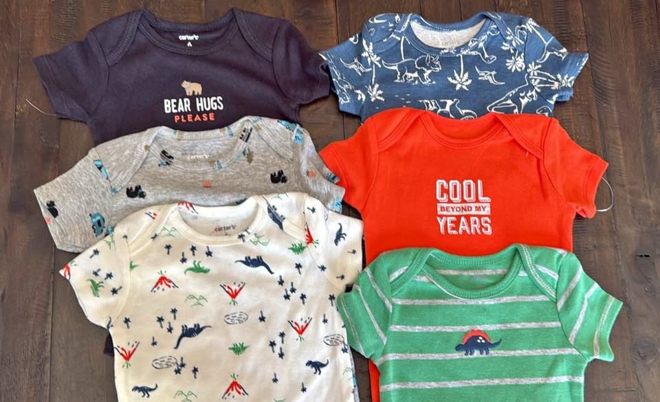 6-6m New Boys Bodysuits - Carter's