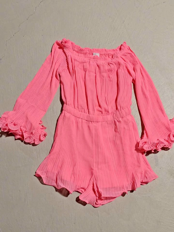 Women's off-shoulder jumpsuit - PINK LILY brand