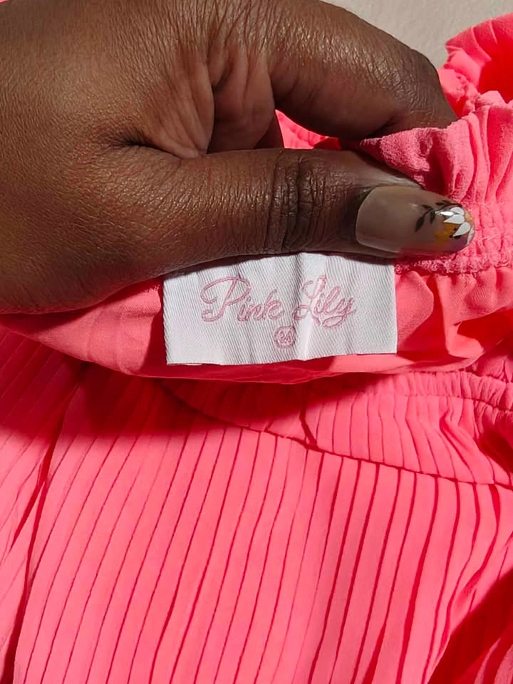 Women's off-shoulder jumpsuit - PINK LILY brand - photo 4