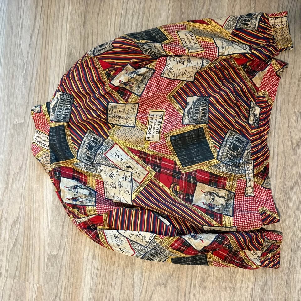 Vintage Bogari 100% Silk Bomber Jacket - photo 2