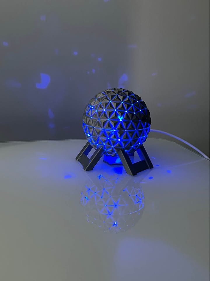 Epcot Spaceship Earth 3D Model with LED Lights - photo 2