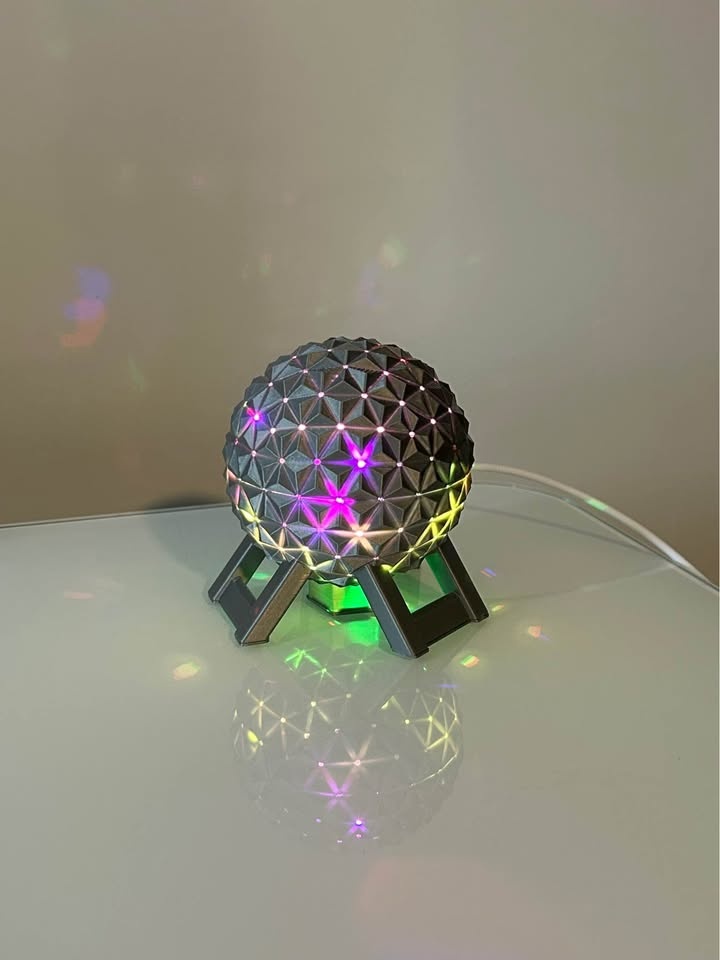 Epcot Spaceship Earth 3D Model with LED Lights - photo 4