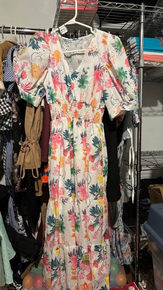 Floral Chiffon Dresses One Size (S-L) 🏆 - photo 2