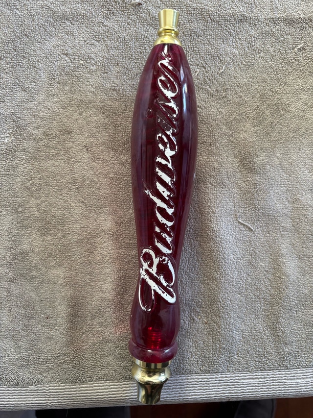 Budweiser Tap Handle