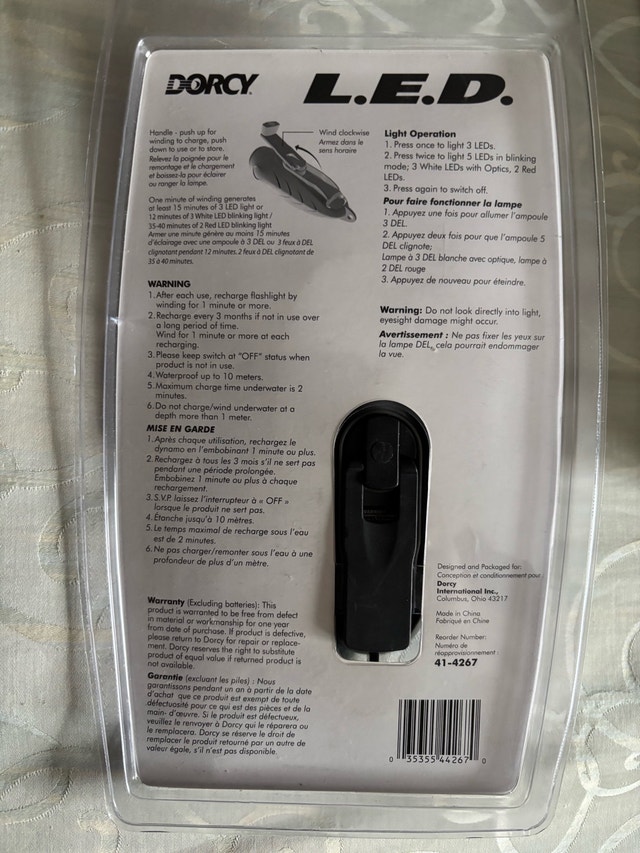 Dorcy LED Dynamo Flashlight - photo 2