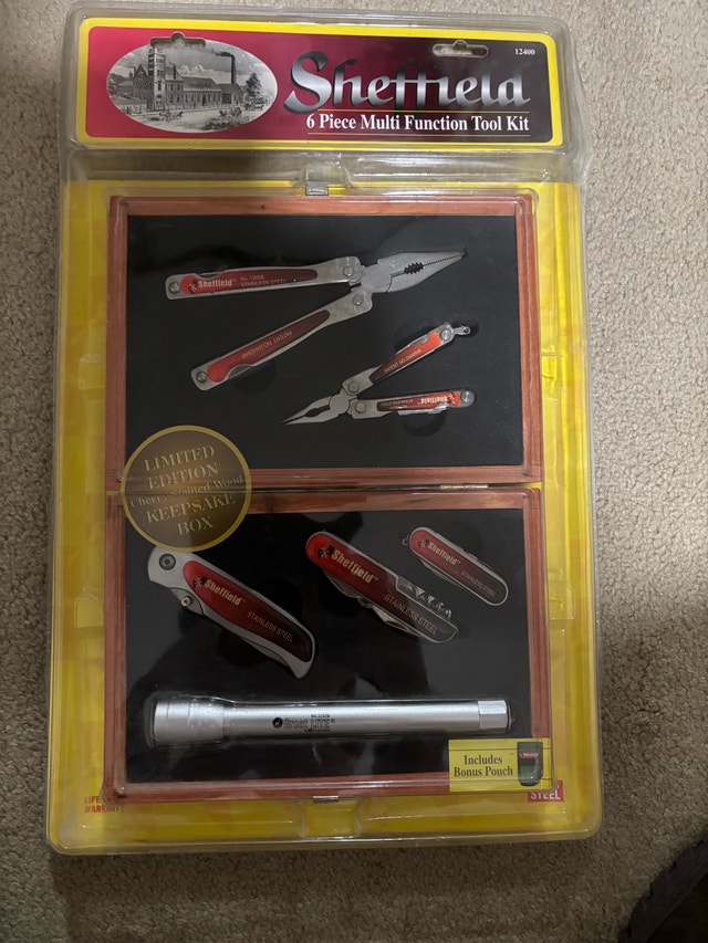 Sheffield 6 Piece Multi Function Tool Kit