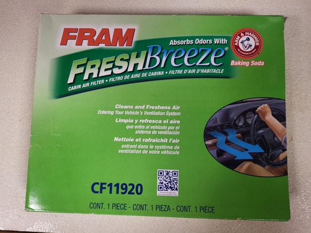 FRAM FreshBreeze Cabin Air Filter CF11920