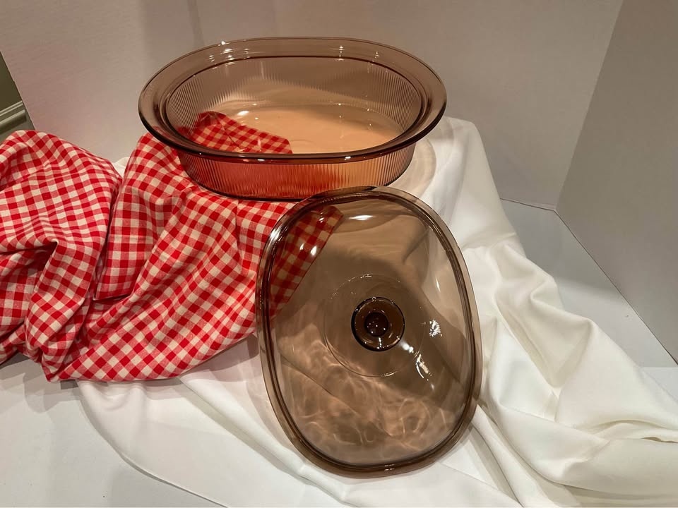 Pyrex Corning Vision Oval 4 Qt Roaster / Casserole - photo 2