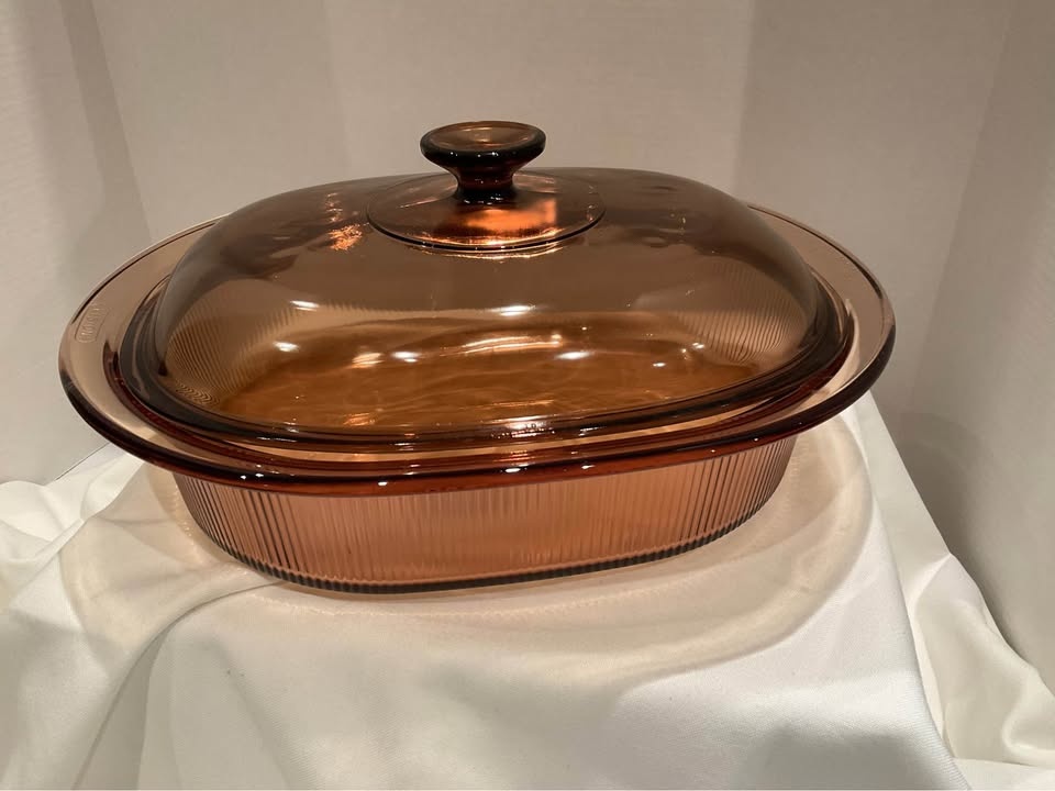 Pyrex Corning Vision Oval 4 Qt Roaster / Casserole - photo 3