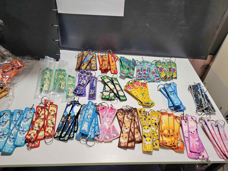 Pokemon Woven Keychains - Various Styles