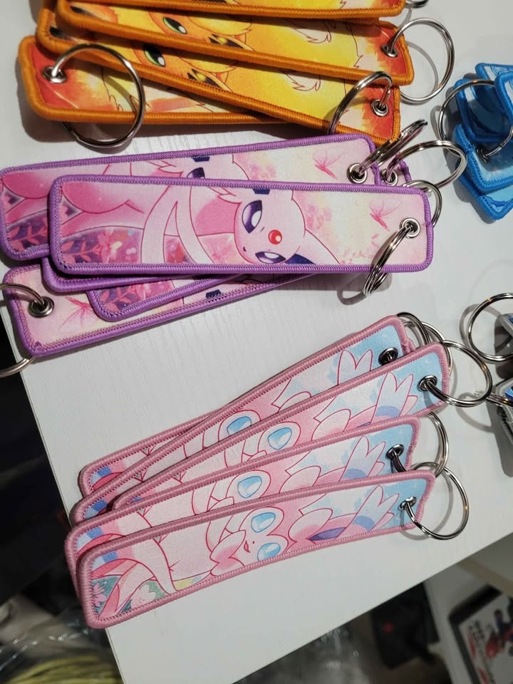 Pokemon Woven Keychains - Various Styles - photo 5