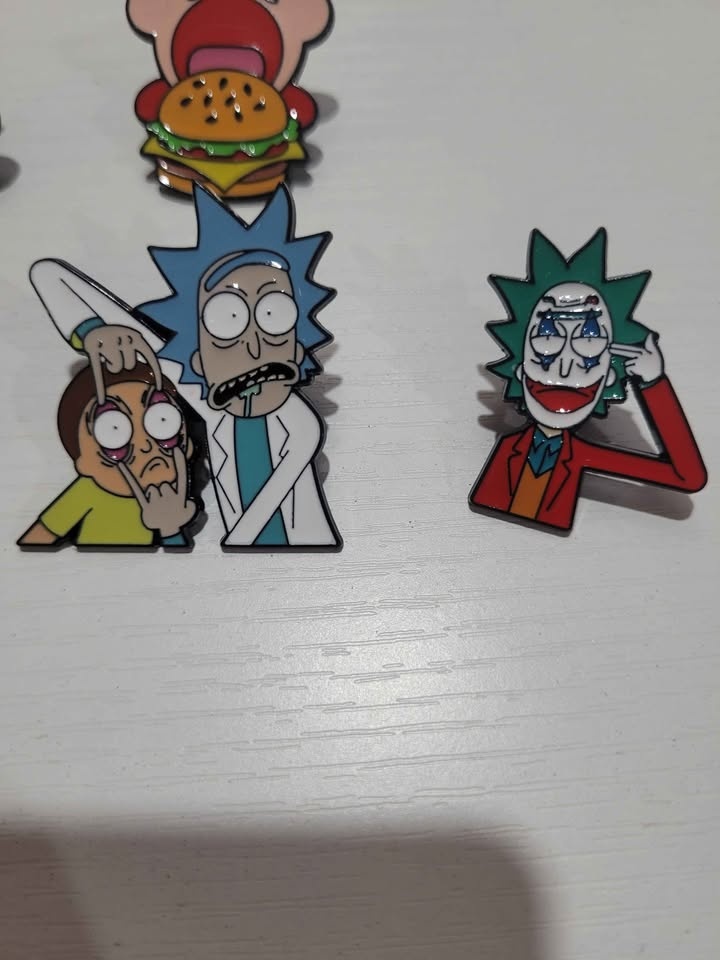 Enamel Pins - Kirby, Hazbin Hotel, Pomni, Rick - photo 2