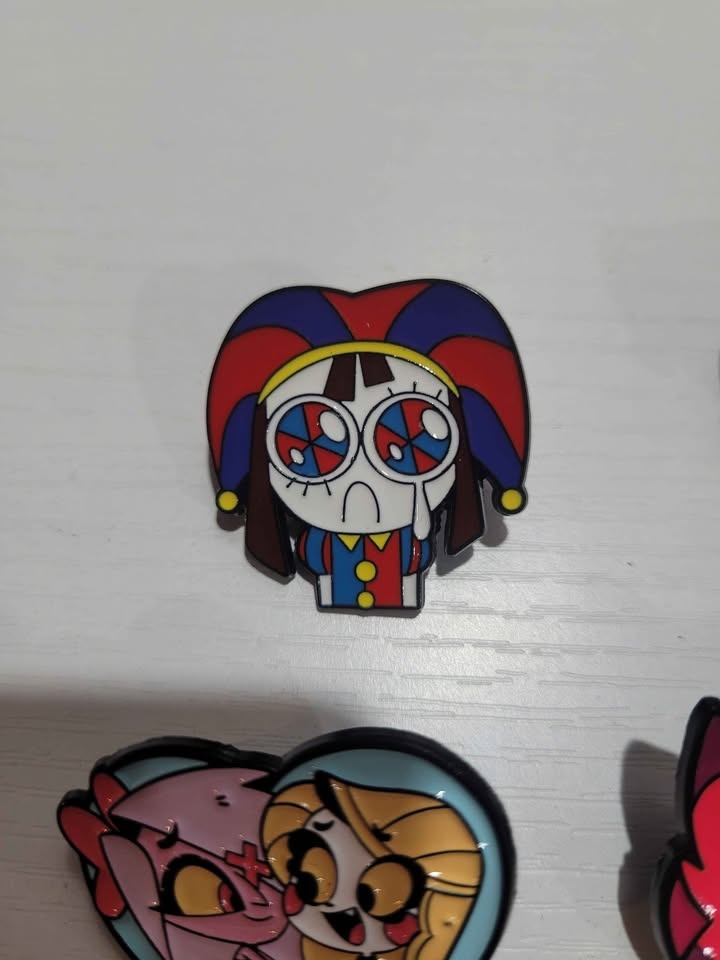 Enamel Pins - Kirby, Hazbin Hotel, Pomni, Rick - photo 5