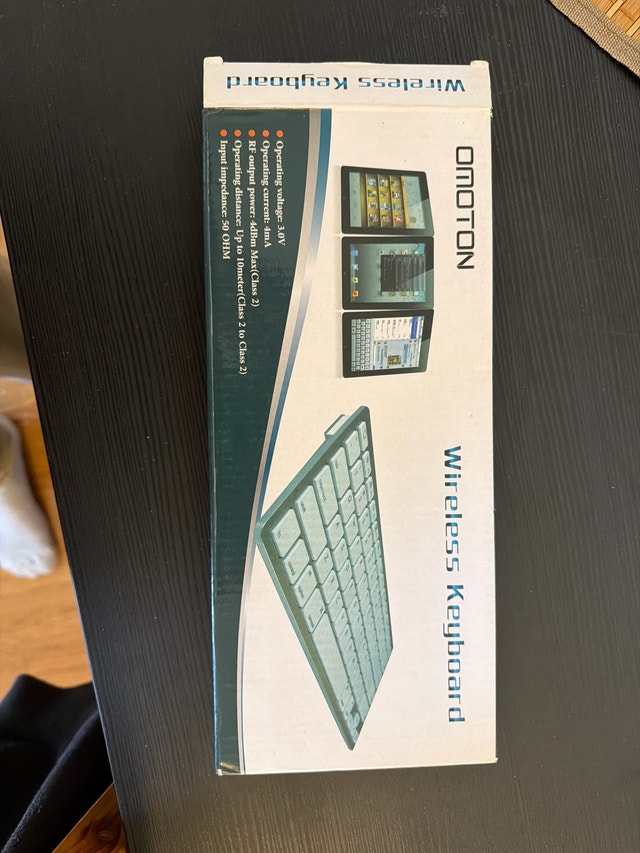 OMOTON Ultra-Slim Bluetooth Keyboard - Mac & iPad Compatible - photo 2