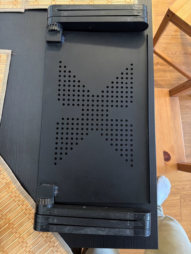 Adjustable Folding Laptop Stand with Cooling Vents, 360