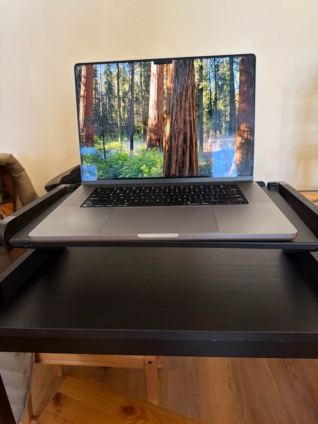 Adjustable Folding Laptop Stand with Cooling Vents, 360 - photo 2