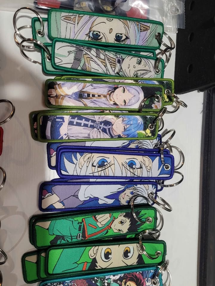 Anime woven keychains - photo 3