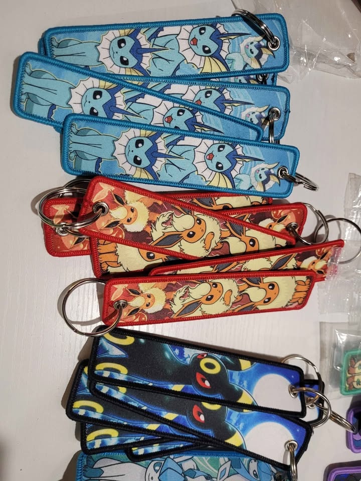 Pokemon Woven Keychains - Various Styles - photo 2