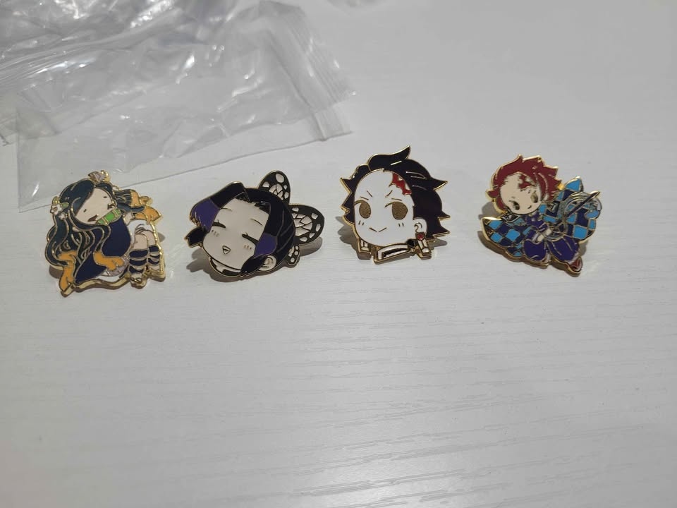 Demonslayer enamel pins