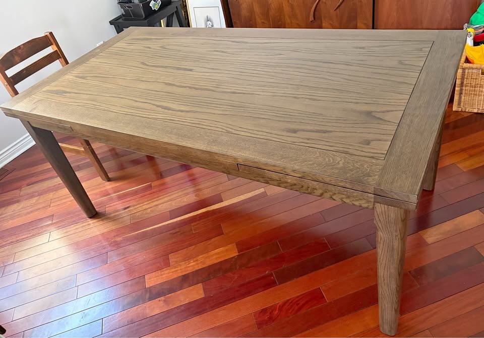 CORNERSTONE SOLID WOOD TABLE