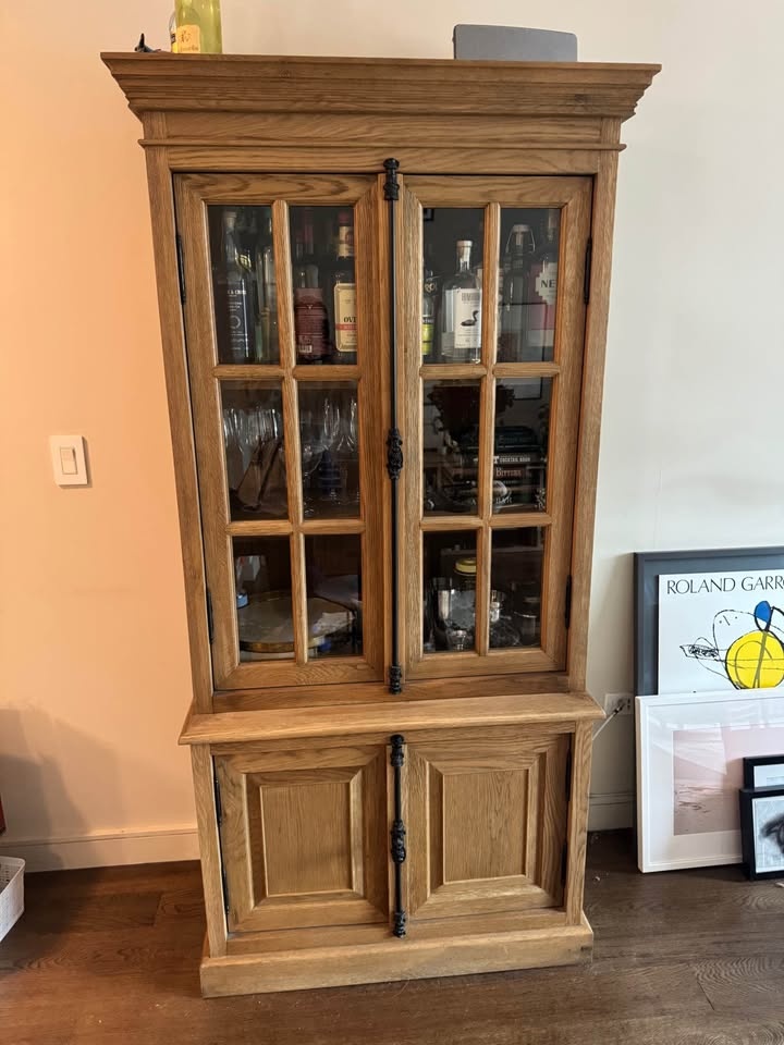 Restoration Hardware Bar Cabinet / Bookshelf - photo 3