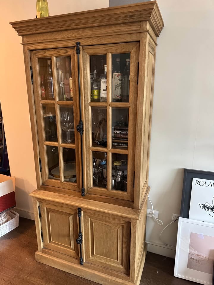 Restoration Hardware Bar Cabinet / Bookshelf - photo 5
