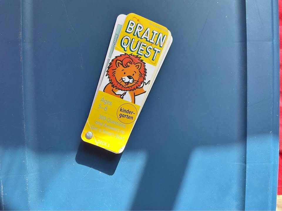 Brain Quest Kindergarten Ages 5-6 Deck 1 Cards