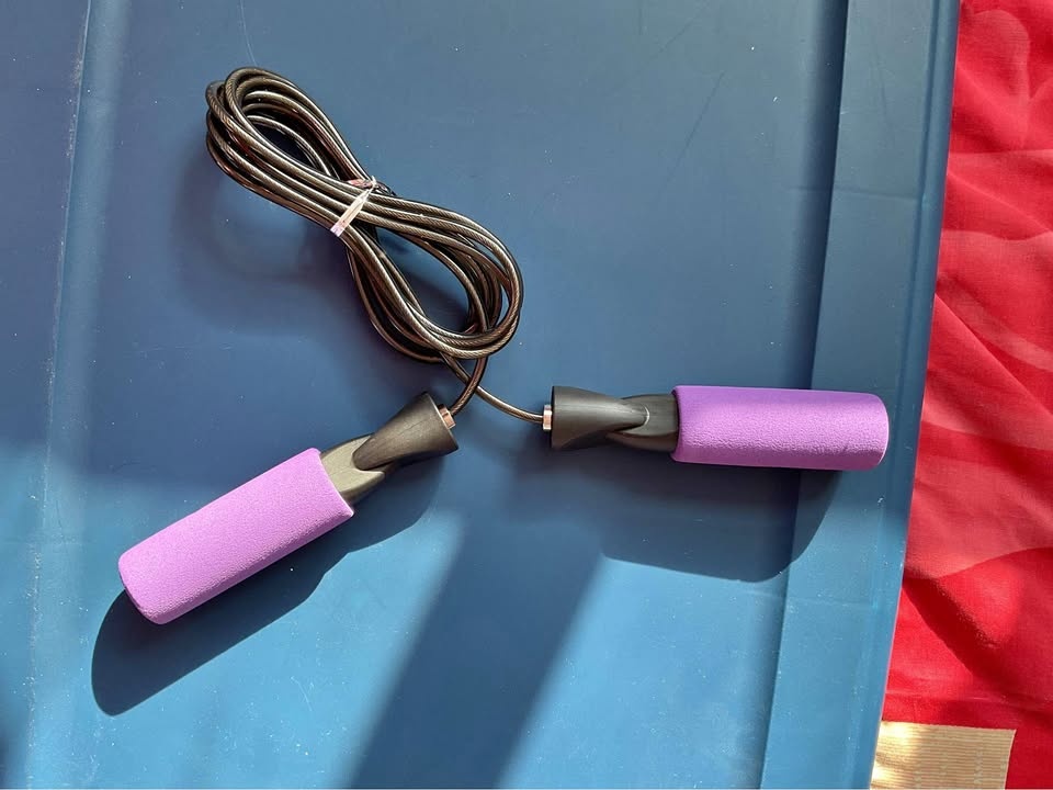 Purple Foam Grip Jump Rope
