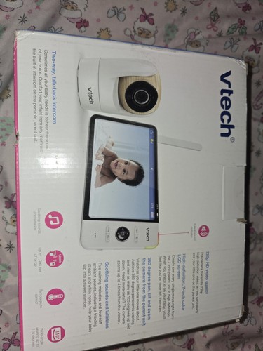 Vtech VM919HD 7" HD Video Baby Monitor w/ 360 Pan - photo 2