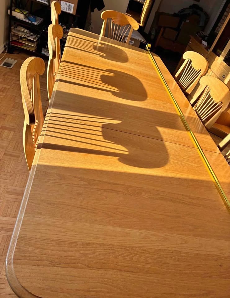 Custom-made Solid Oak Dining Set (1999)