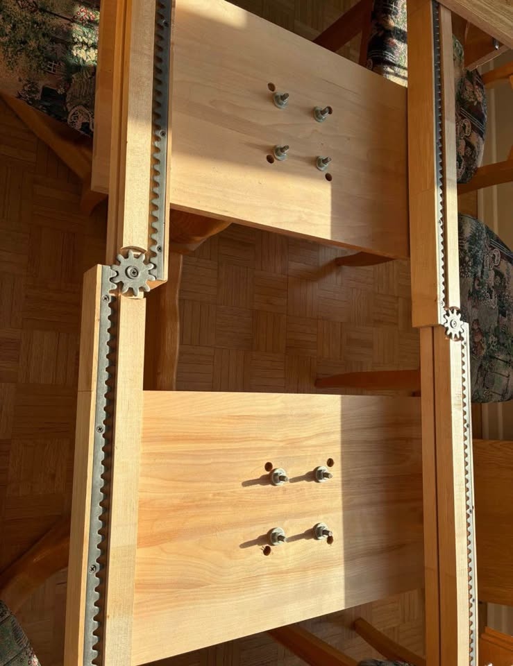 Custom-made Solid Oak Dining Set (1999) - photo 2