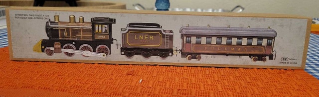 All Metal Model Train with Moving Parts
