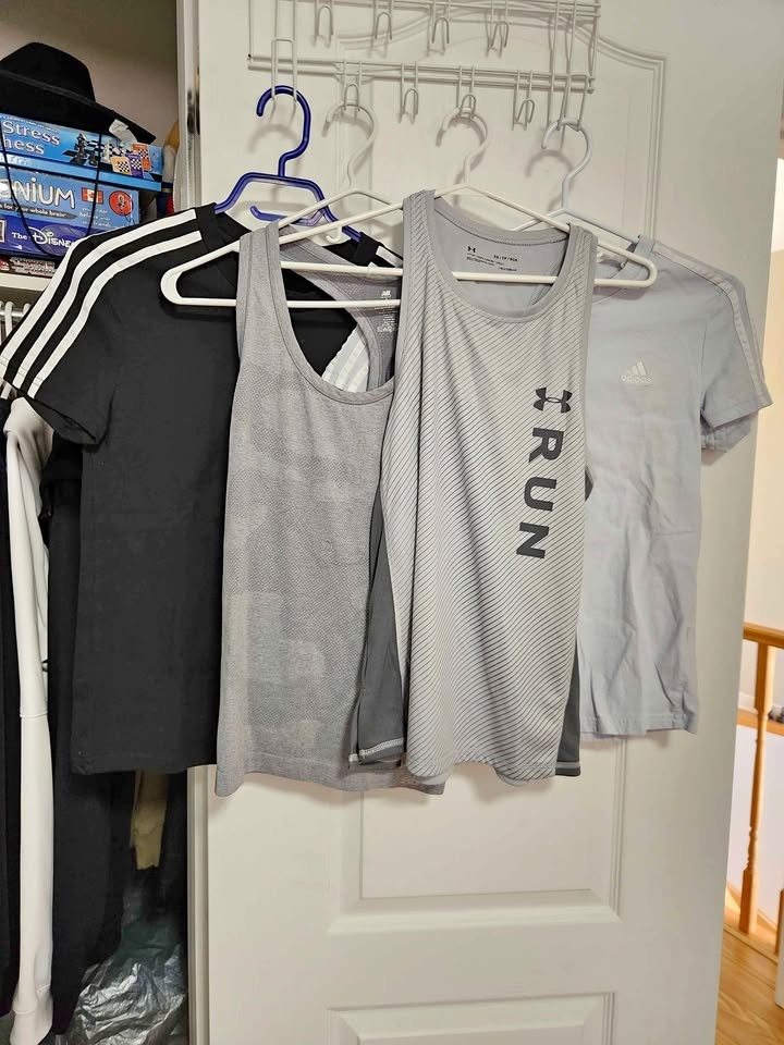 Adidas & Under Armour Athletic Tops Bundle (XS–S)