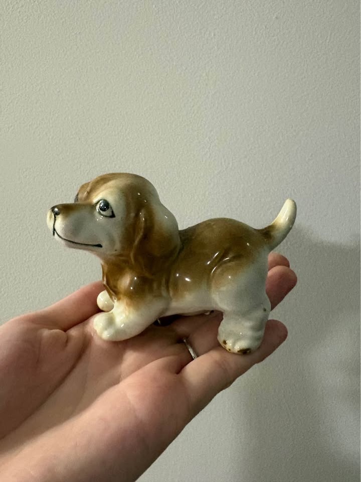 Vintage Porcelain Puppy Dog Figurine - photo 2