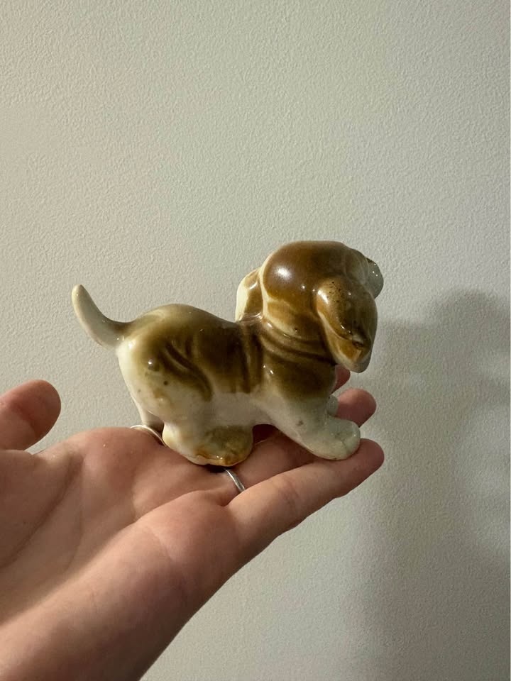 Vintage Porcelain Puppy Dog Figurine - photo 3
