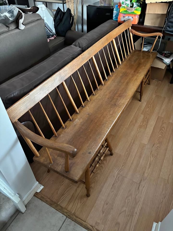 Vintage 7ft bench/seat