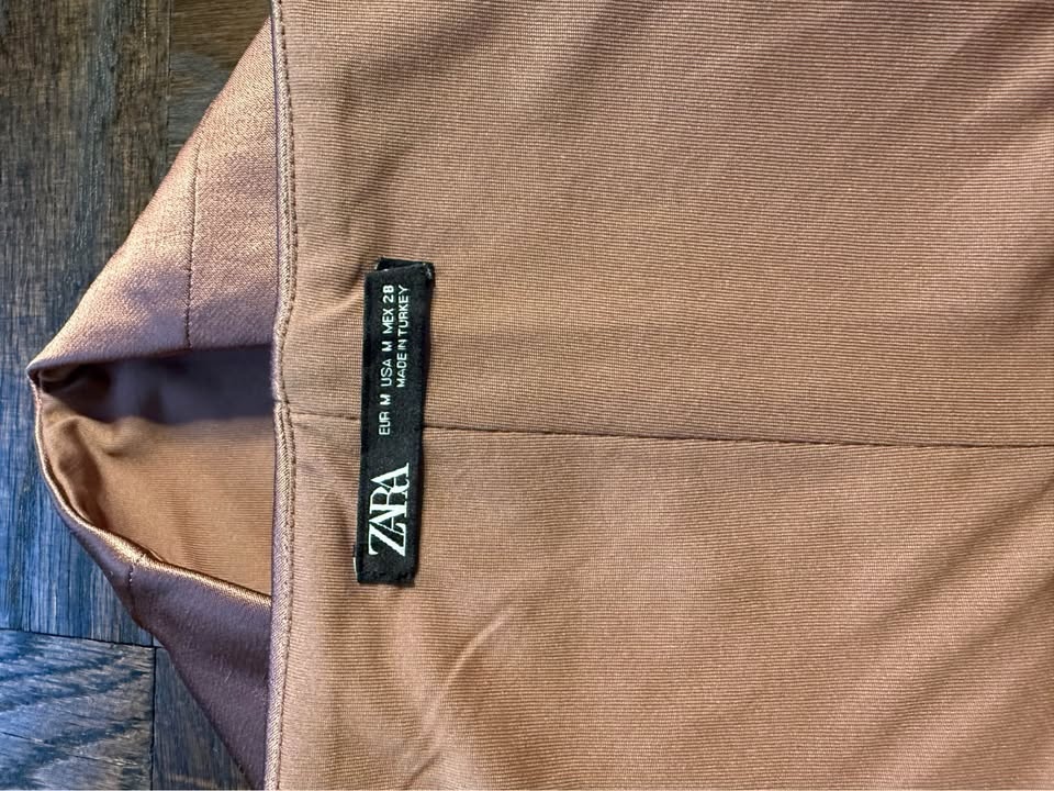 Zara Satin Pink Bandeau - M - photo 4