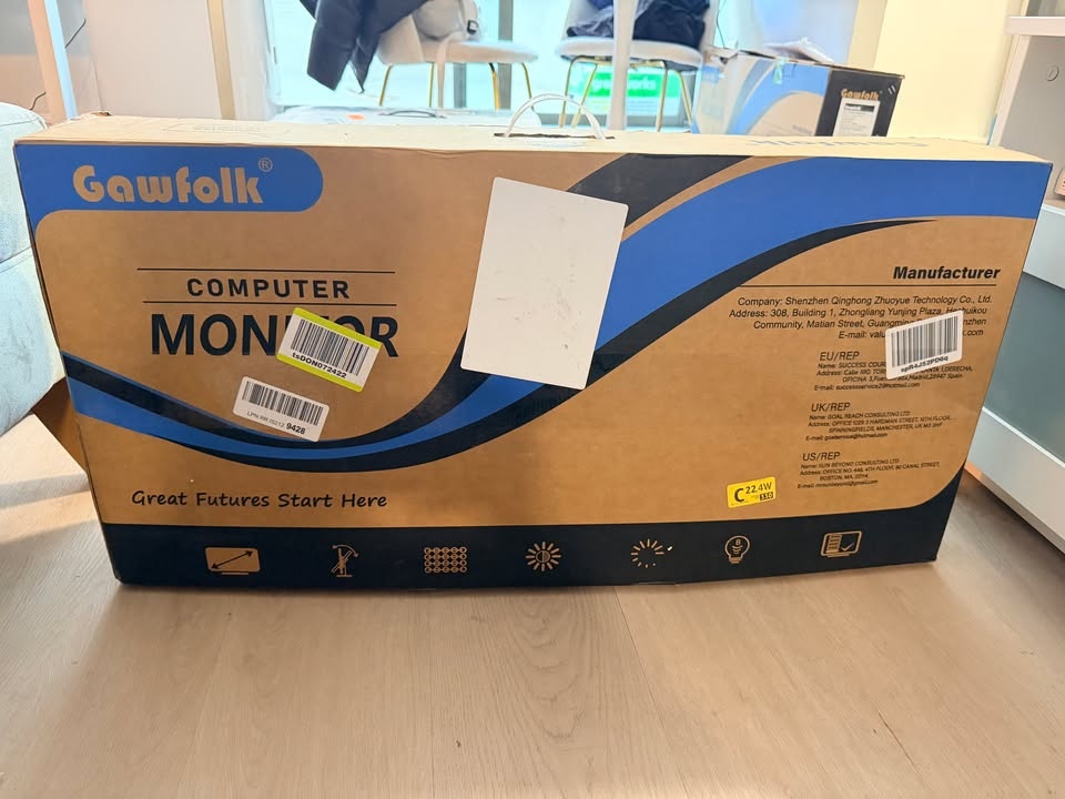 Gawfolk 34" Ultrawide Curved Gaming Monitor - photo 2