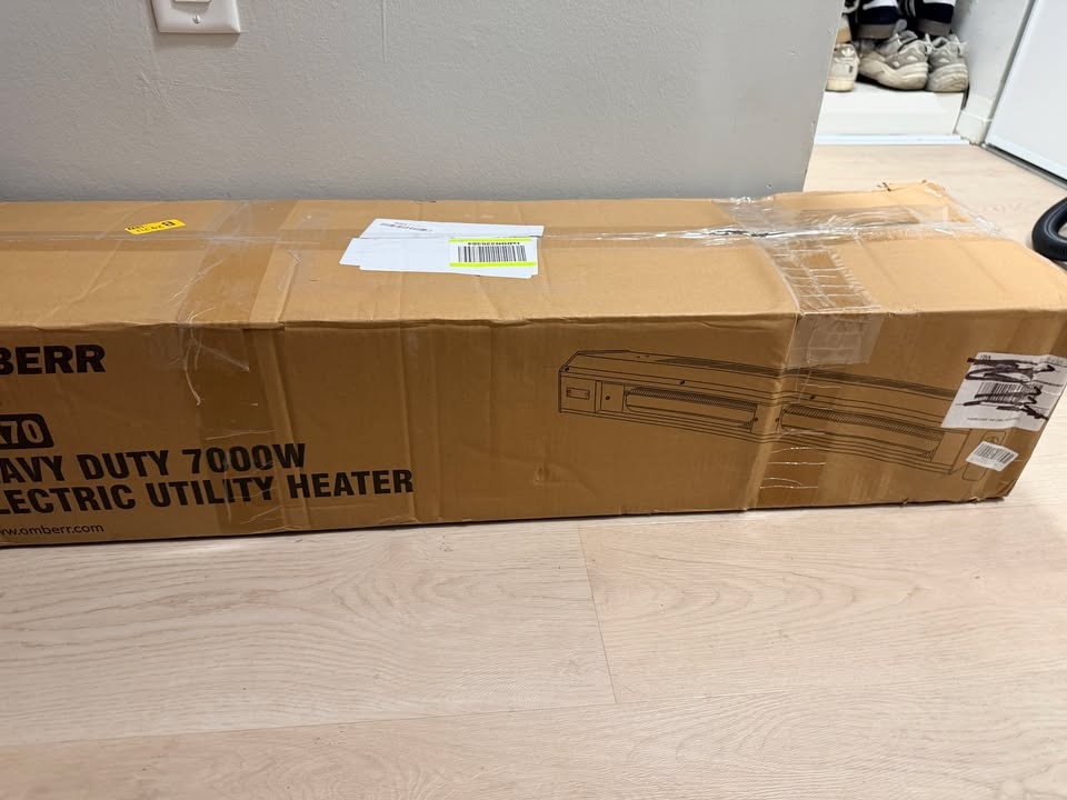 Omberr Heavy Duty Electric Utility Heater (2 Units Available) - photo 2