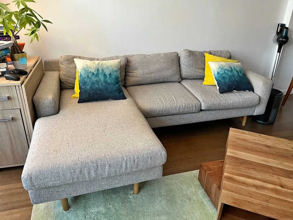 West Elm 3 Seater Flip Sectional Sofa