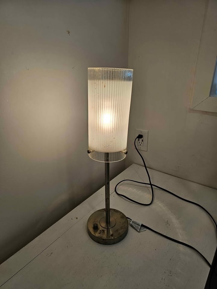 Glass Table Lamp (Free delivery)
