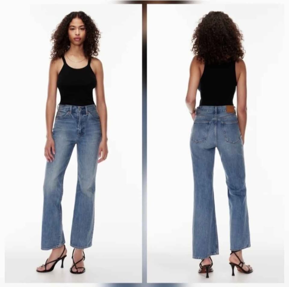 Aritzia Denim Forum Marlene 60's High-Rise Flare Jeans Size 26 - photo 3