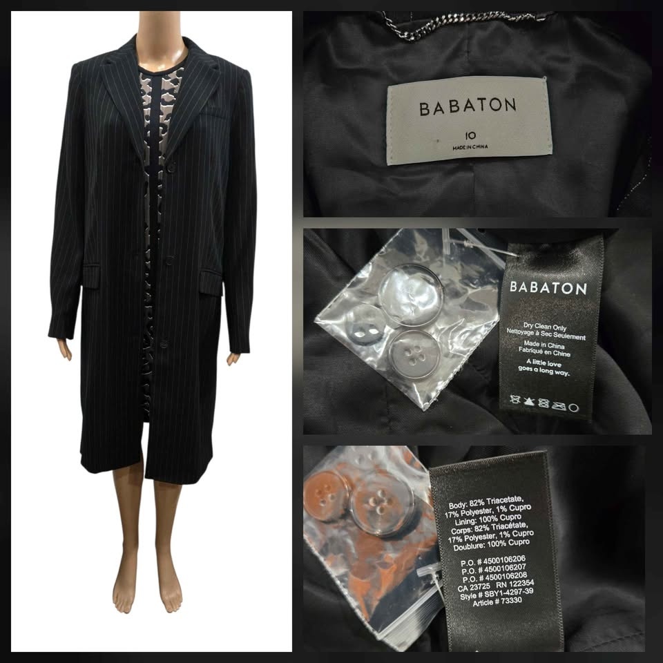 Aritzia Babaton Trent Midi Trench Coat Size 10 - photo 3